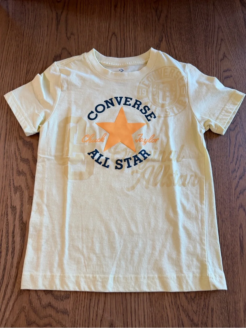 Converse Kids Yellow Short Sleeve Tee with matching shorts & Halloween Tee